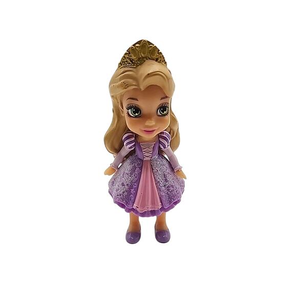 Disney My First Princess Poseable 3" Mini Sparkle Ariel Rapunzel Belle 3 Dolls - Picture 5 of 8